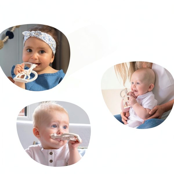 VULLI Baby Teether Toy Sophie Natural Rubber-4