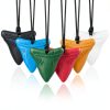 Autism Chew Toys Silicone Shark Tooth Necklace-0