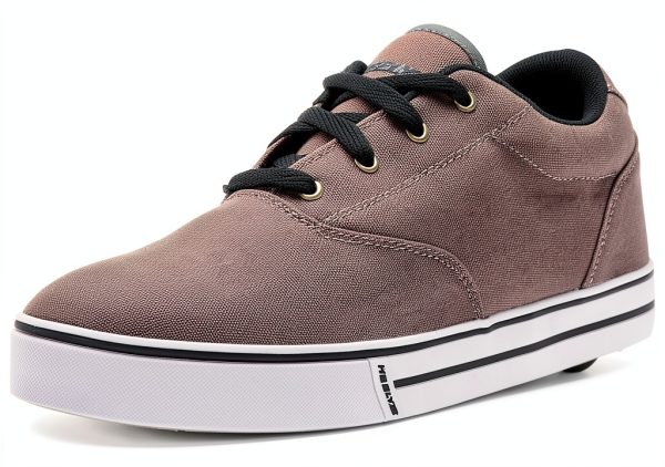 Heelys Men's Skate Sneaker Grey Padded Collar-0