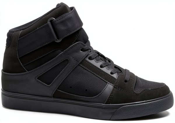 DC Kids Skateboarding Shoes Black Camo Unisex-5