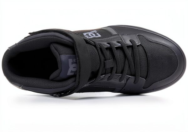 DC Kids Skateboarding Shoes Black Camo Unisex-4