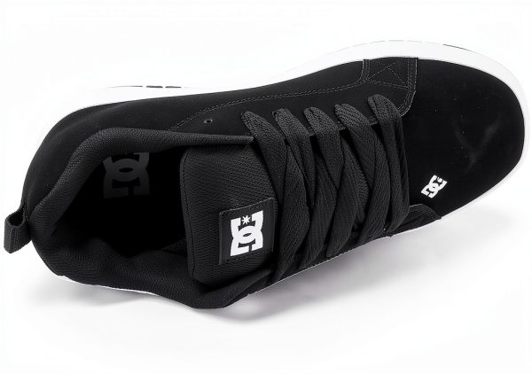 DC Court Graffik Skate Shoes Black Men’s-4