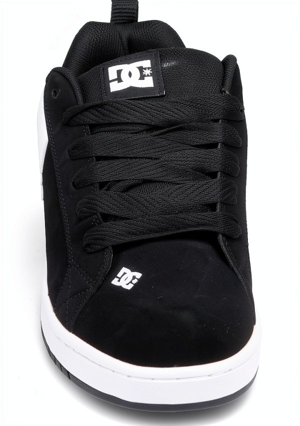 DC Court Graffik Skate Shoes Black Men’s-1