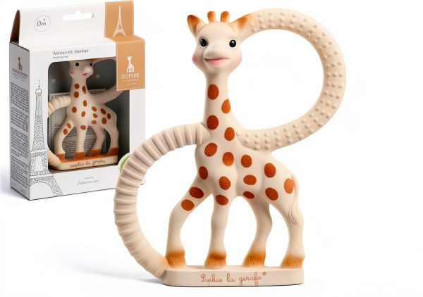 VULLI Baby Teether Toy Sophie Natural Rubber-0