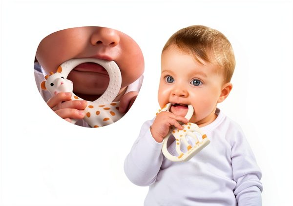 VULLI Baby Teether Toy Sophie Natural Rubber-1