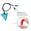 Autism Chew Toys Silicone Shark Tooth Necklace-3