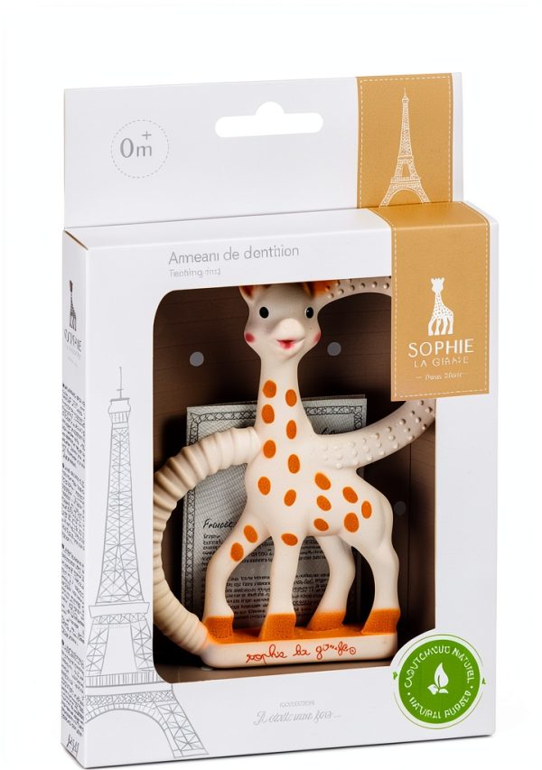 VULLI Baby Teether Toy Sophie Natural Rubber-5