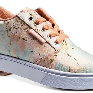 HEELYS Girls Skate Shoes Nylon Canvas Pink Multi-0