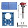 35mm Concealed Hinge Jig Kit Bestgle Plastic Jig with Forstner Bit-1
