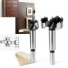 HPHOPE Forstner Bit Set 8Pcs - Forstner Bits for Wood, Wood Drilling with Storage Case-2