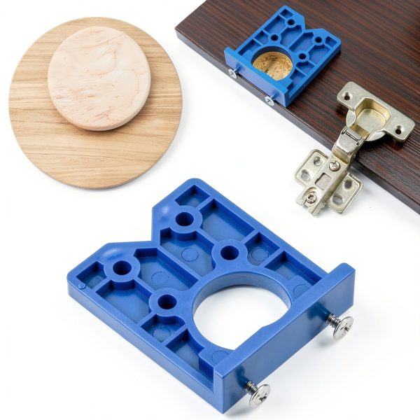 35mm Concealed Hinge Jig Kit Bestgle Plastic Jig with Forstner Bit-3