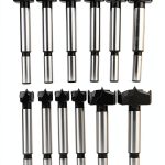 Forstner Drill Bit Set Meichoon 15-35mm 16 Pcs Carbide HSS Wood Tool-0