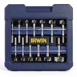 IRWIN Marples Forstner Bit Set, Wood Drill Bits, Made of Carbon Steel, Ideal for Fine Woodworking, Cabinet-making and more, 14 Pieces (1966893)-0