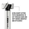 IRWIN Marples Forstner Bit Set, Wood Drill Bits, Made of Carbon Steel, Ideal for Fine Woodworking, Cabinet-making and more, 14 Pieces (1966893)-5